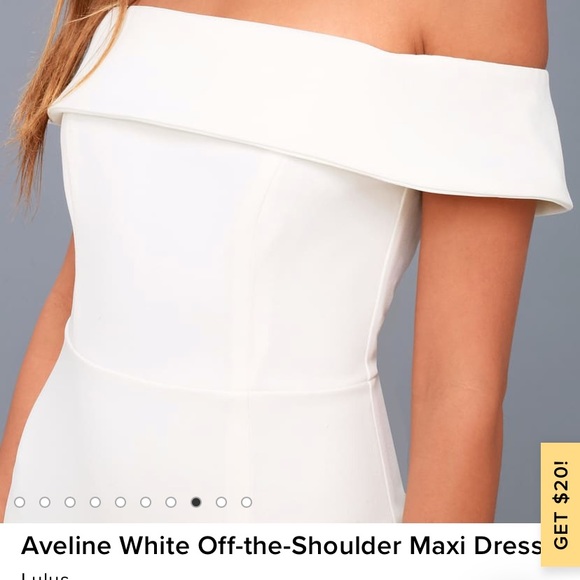 Off the shoulder wedding dress with hair clip - Picture 9 of 11